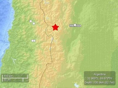 Un sismo de 4,5 grados en la escala de Richter despert� a los mendocinos