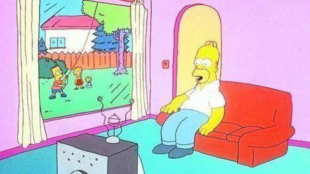 Homero Simpson duda entre el republicano y Obama