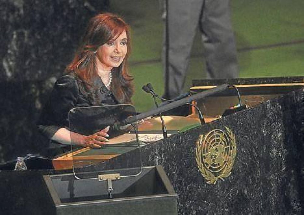 La Presidenta ya est� en Nueva York con agenda cargada