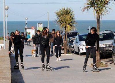 La costa marplatense fue una vez mas , la elegida por miles de turistas que ocuparon el 80% de las plazas hoteleras