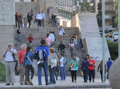 Hoteles llenos y paseos repletos de visitantes