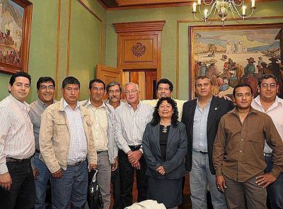 El Gobernador Fellner se reuni� con Intendentes