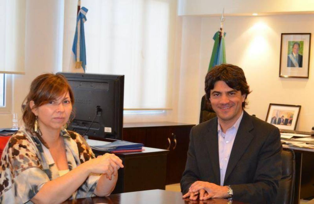 Patricio L�pez Mancinelli recibi� a la Ministra de Econom�a
