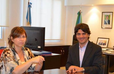 Patricio L�pez Mancinelli recibi� a la Ministra de Econom�a