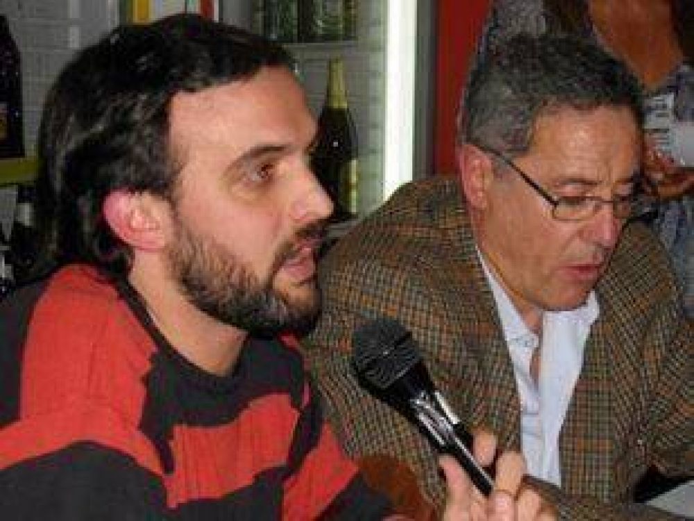 Marcelo Sa�n y Leonardo Grosso disertaron duro en Vicente L�pez