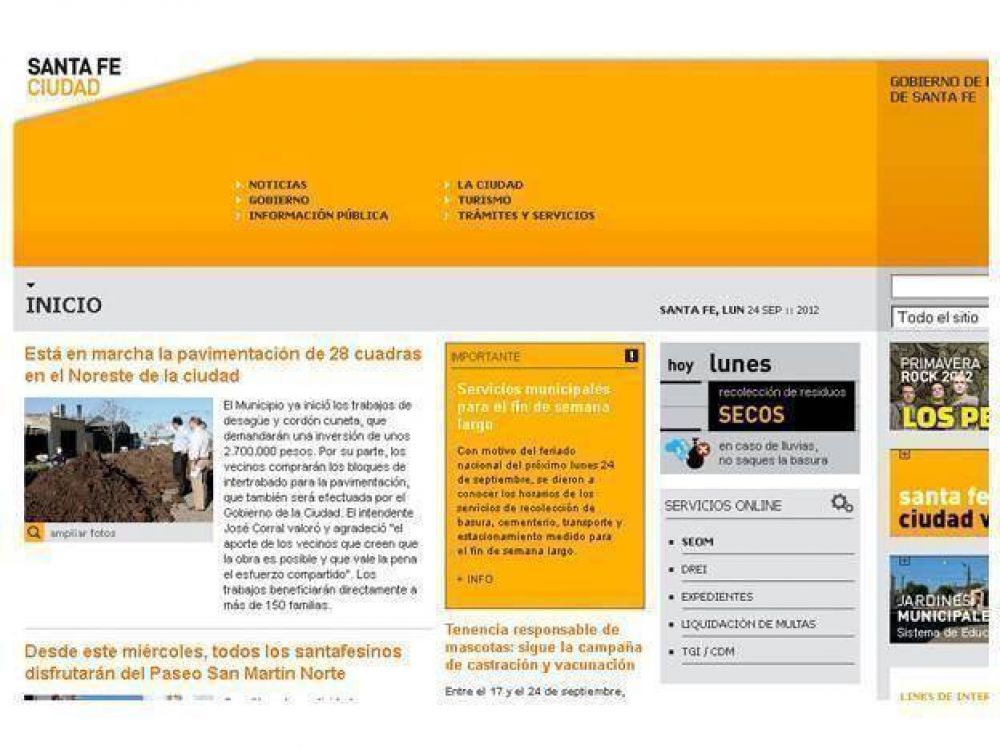 Todo On line: los tr�mites municipales se podr�n hacer por internet