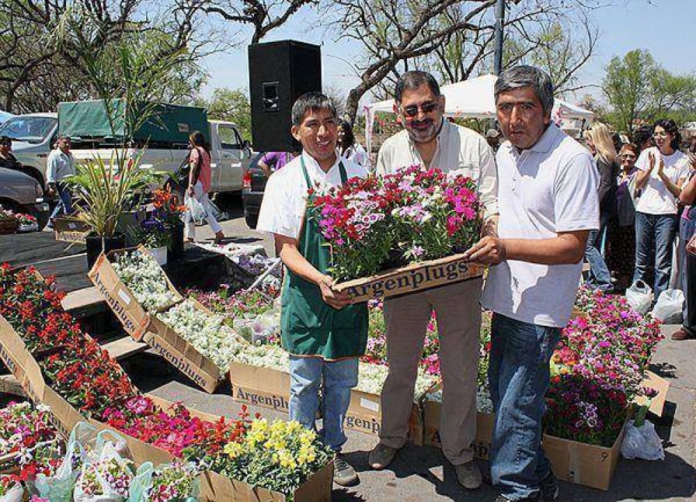 Productores donaron m�s de dos mil plantines al Municipio Capitalino