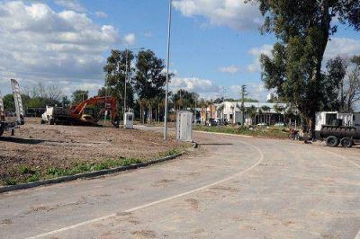 Obras en la segunda calzada en el Camino de los Remeros de Tigre