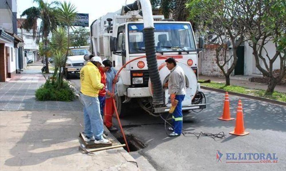 Limpian los pluviales para la prevenci�n de anegamientos