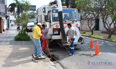 Limpian los pluviales para la prevenci�n de anegamientos