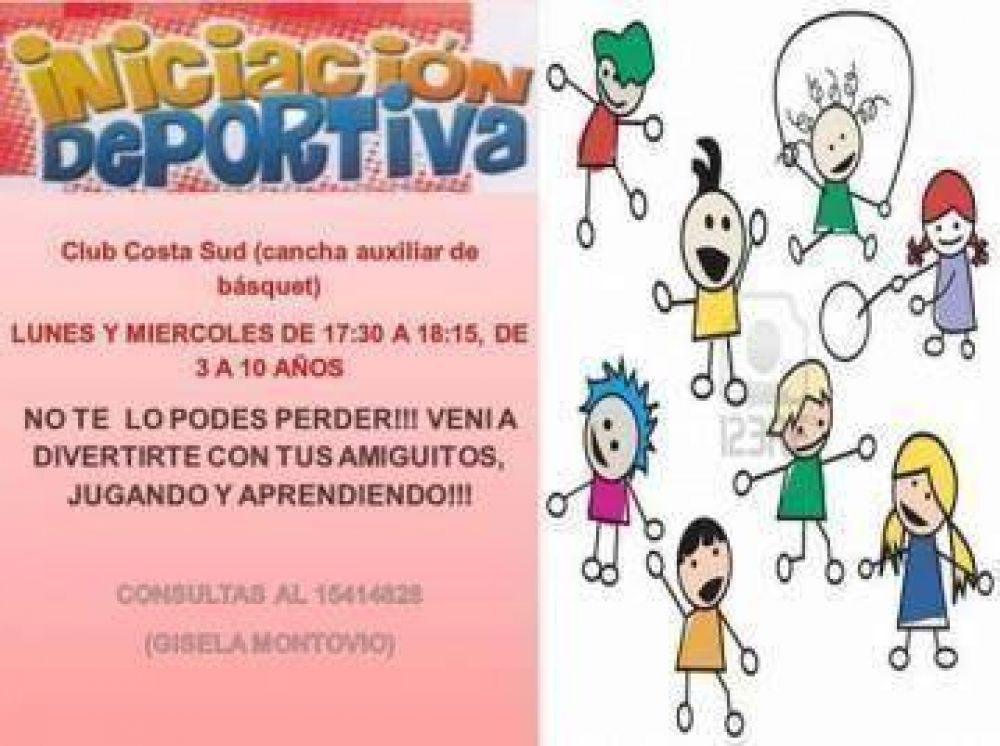 Funciona la Escuela de Iniciaci�n Deportiva en Costa Sud