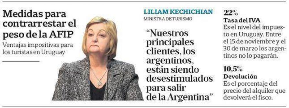 Uruguay devolver� impuestos para compensar las trabas argentinas al turismo