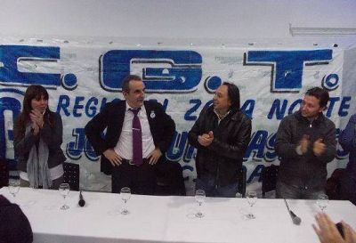 Guillermo Moreno particip� de un acto de la CGT Zona Norte en Olivos