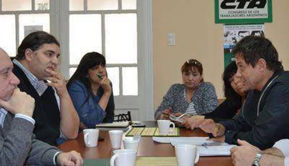 Costa se re�nio ATE con Garz�n a la cabeza