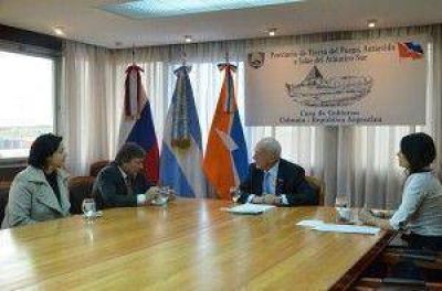 El Vicegobernador recibi� al Embajador Ruso en Argentina