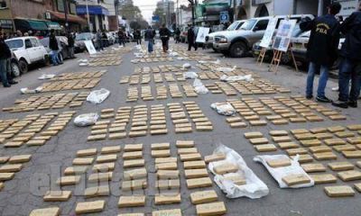 Destruyen 1,5 toneladas de marihuana secuestrada por polic�a de Pilar