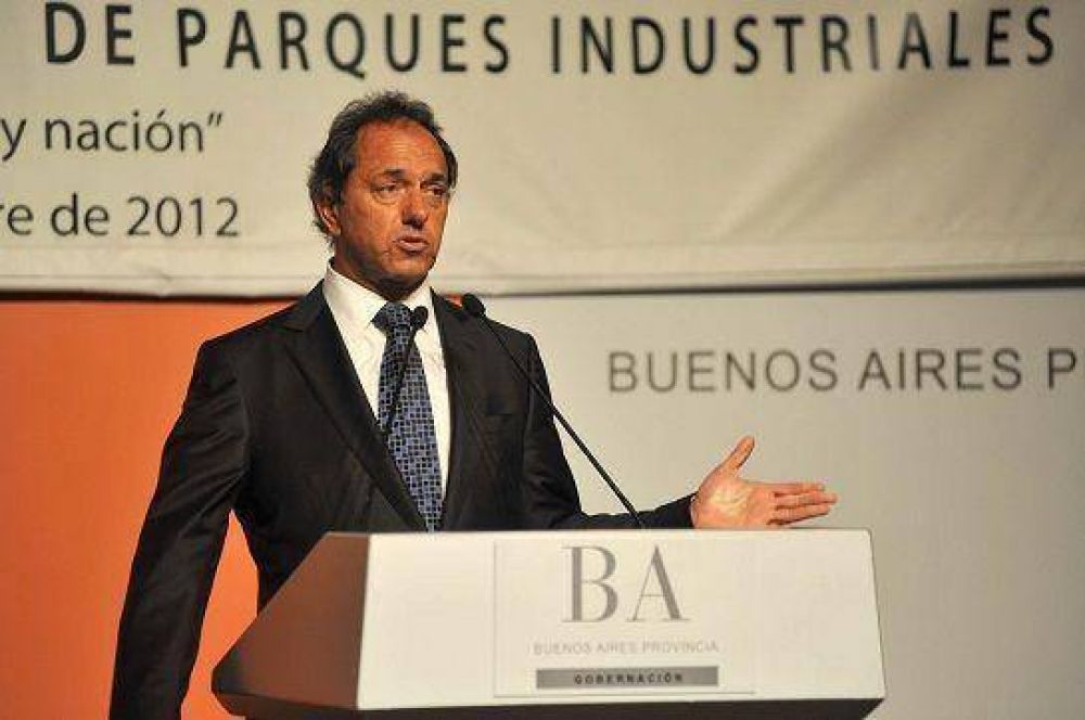 Daniel Scioli encabez� un almuerzo con 500 industriales de la UIPBA