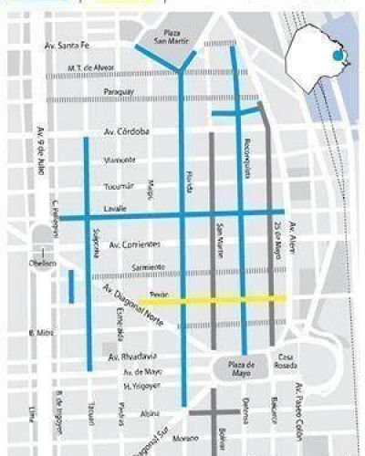 Suman m�s cuadras peatonales al microcentro