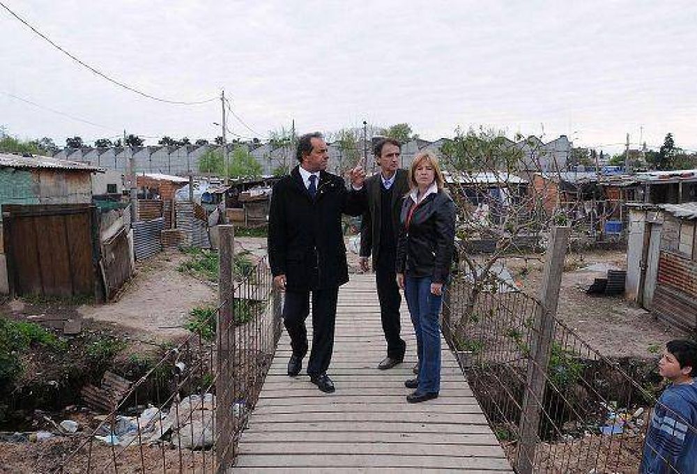 Scioli y Katopodis con importante obra hidr�ulica para San Mar�n