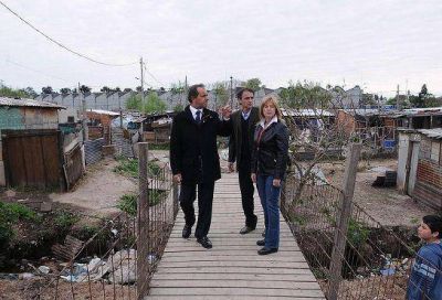 Scioli y Katopodis con importante obra hidr�ulica para San Mar�n
