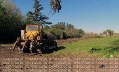 Trabajos para abrir la calle Primera Junta 