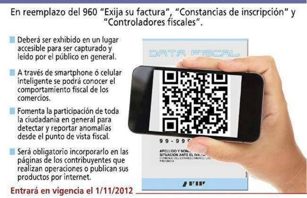 Comerciantes deber�n exhibir formulario fiscal interactivo desde noviembre