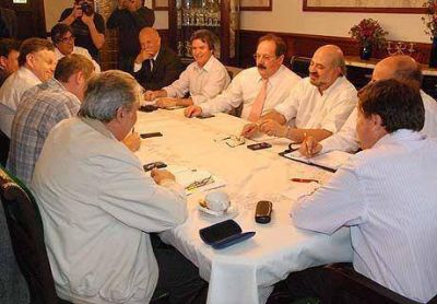 Primera reuni�n del nuevo Gabinete