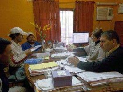 Reuni�n por m�dulos habitacionales con vecinos del predio del ferrocarril ubicado