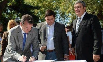 En el d�a del patrono de Las Heras, P�rez anunci� una bater�a de obras para el departamento