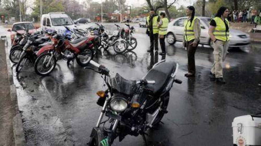 Qued� un tendal de motos en el Parque