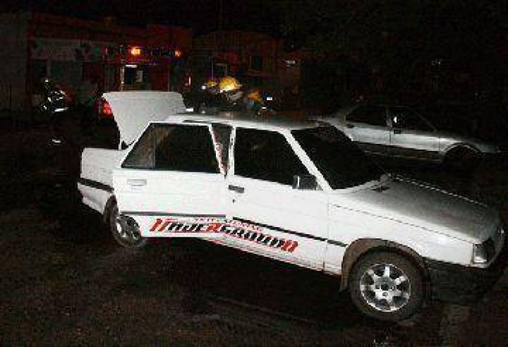 Principio de incendio en el barrio Malvinas	