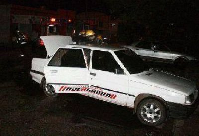 Principio de incendio en el barrio Malvinas	