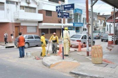 La calle San Mart�n estrenar�a la carpeta asf�ltica en 15 d�as