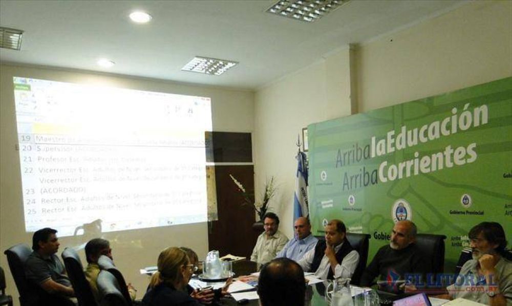 Sorpresa oficial por las amenazas de paro docente