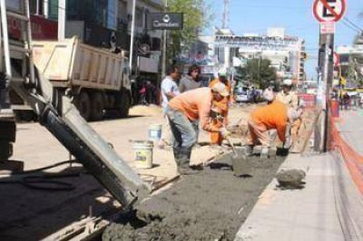 Repavimentaci�n en Hip�lito Yrigoyen
