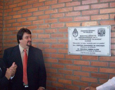 Raid de inauguraciones: hoy en Andresito y Puerto Esperanza.