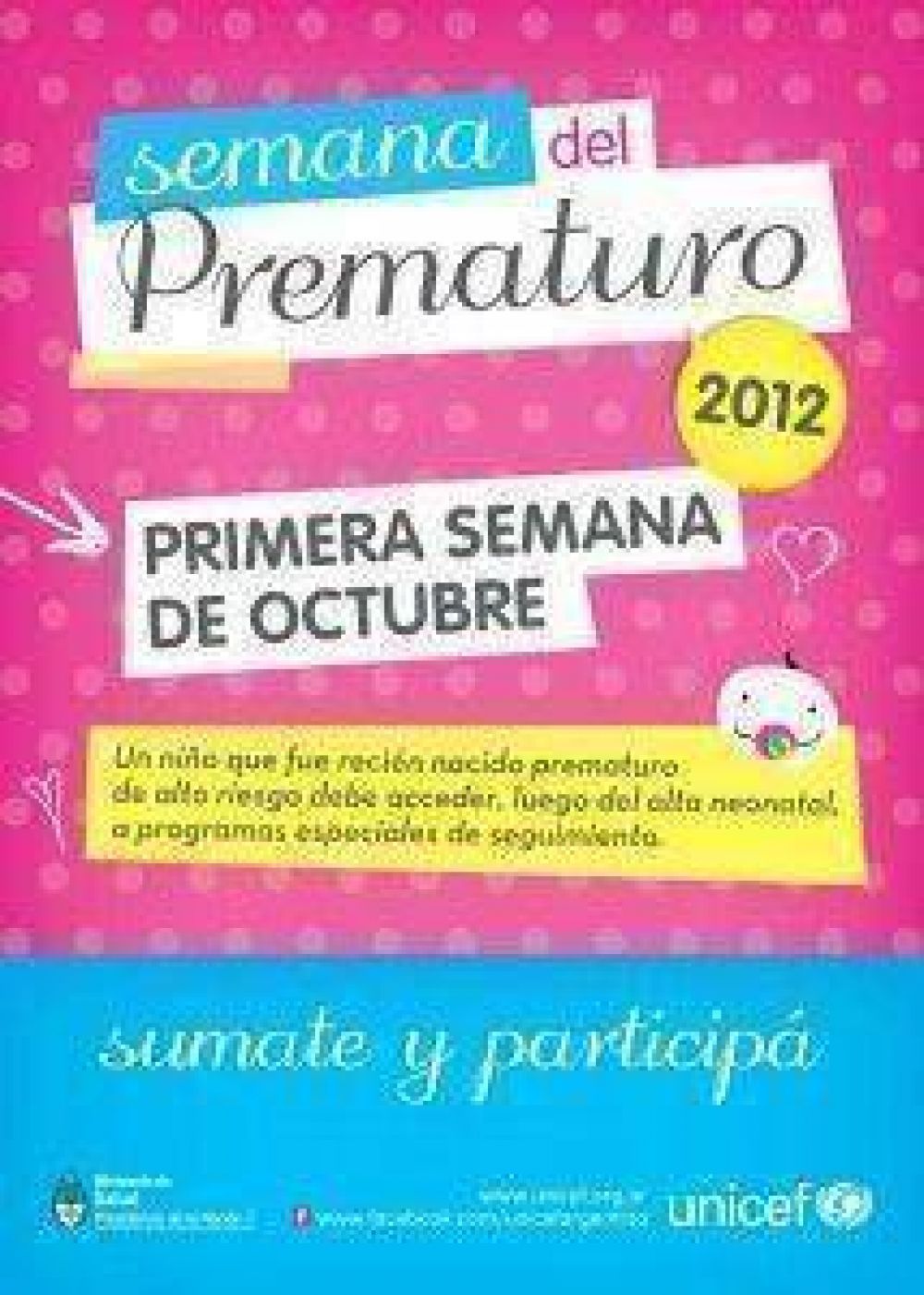 Tierra del Fuego se suma con diversas actividades a la Semana del Prematuro