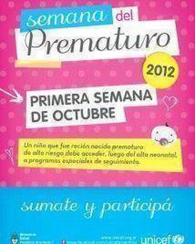 Tierra del Fuego se suma con diversas actividades a la Semana del Prematuro