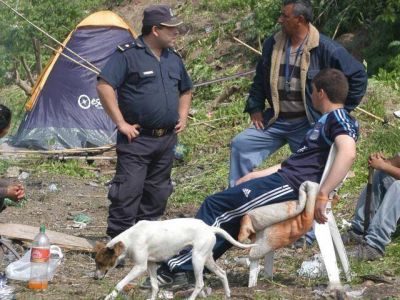 Toma y desalojo en predio de Ezpeleta