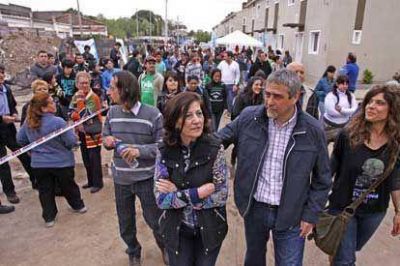 Realizaron jornada de trabajo en Villa Azul