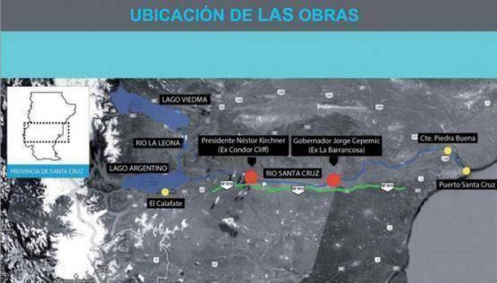Represas: Santa Cruz estar� a cargo de la comercializaci�n de la energ�a