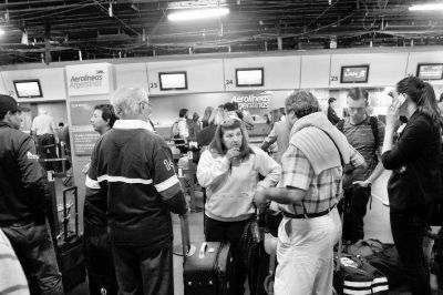 Otra vez el caos se apoder� de Aeroparque