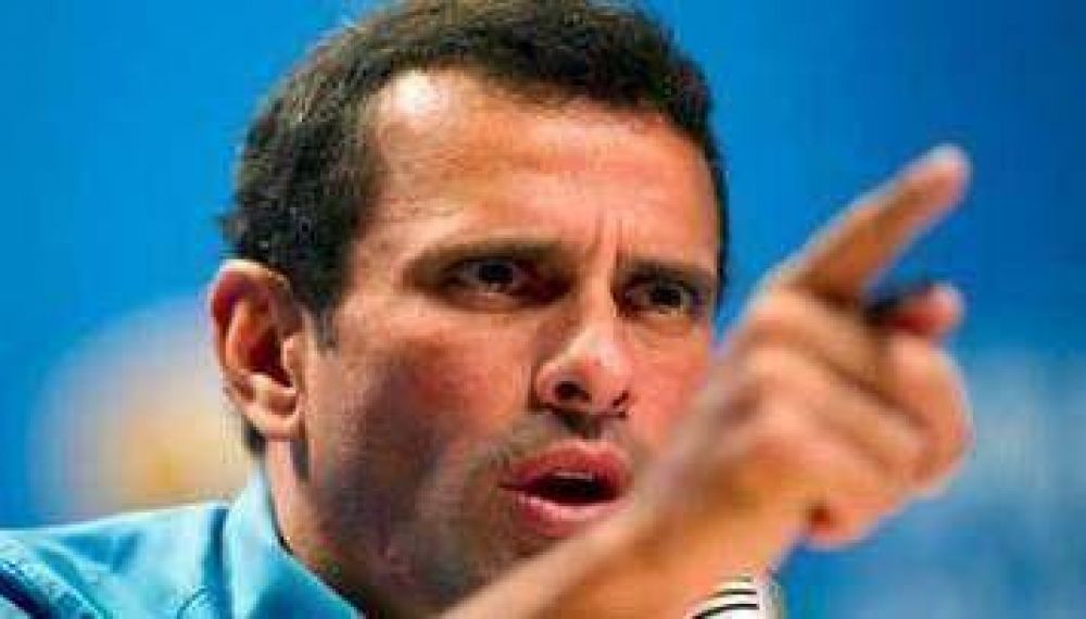 Elecciones en Venezuela: Capriles anticipa que se alejar� de Ir�n y que arreglar� cuentas con Cuba