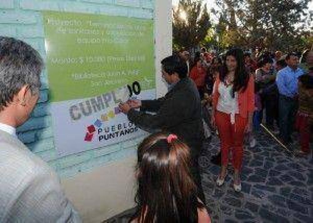 Pueblos Puntanos: se concretaron los sue�os de entidades no gubernamentales de San Jer�nimo