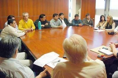 Reuni�n con jefes comunales