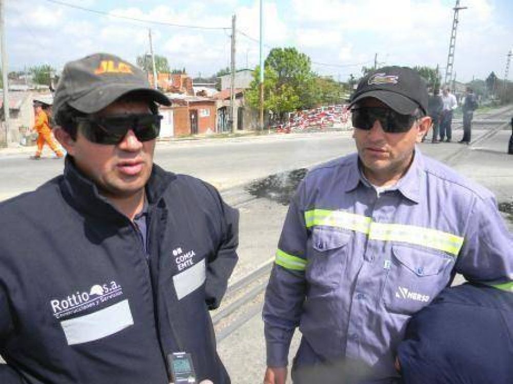 Ferroviarios cortaron las v�as para pedir mayor seguridad