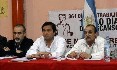 La CGT local se mostr� unida y le reclamar� a P�rez por 1.000 casas