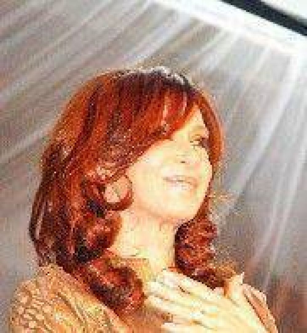 Cristina inaugura la planta minera Manantial Espejo.