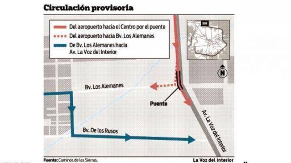 Algo de alivio en el tr�nsito del aeropuerto al Centro
