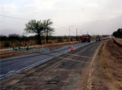 Repavimentan el tramo Bel�n-Londres de la Ruta Nacional 40